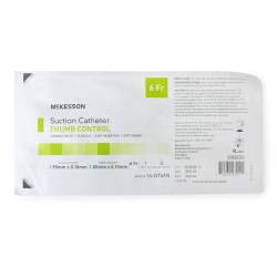 Suction Catheter McKesson Flexible Type DeLee Tip Open Style Chimney Control Vent 6 Fr. Sterile