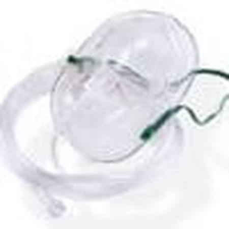 Oxygen Mask MedSource Elongated Style Infant Medium Adjustable Head Strap