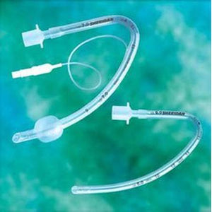 Cuffed Endotracheal Tube Sheridan PreformedT 318 mm Length Curved 7.5 mm ID Adult Murphy Eye