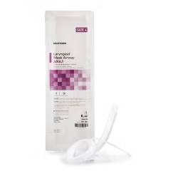 Curved Laryngeal Mask McKesson Size 4 30 mL Cuff PVC Single Patient Use Sterile (McKesson Brand 159-004)