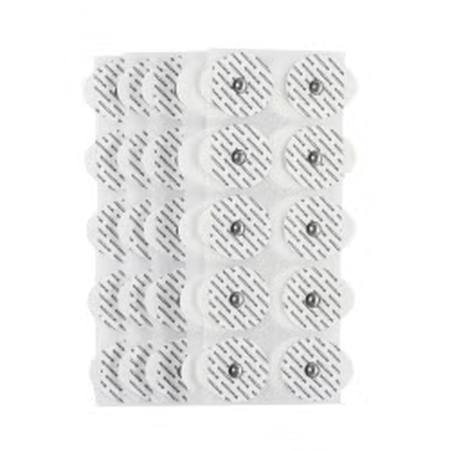 ECG Monitoring Electrode McKesson Snap Connector Conductive Adhesive Gel Foam Backing Adult Non-Radiolucent 50 per Pack