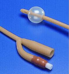 Foley Catheter Dover(TM) 2-Way Standard Tip 5 cc Balloon 30 Fr. Silicone Elastomer Coated Latex (Cardinal 402730)