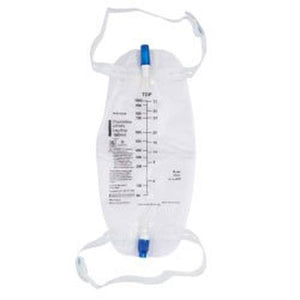 Urinary Leg Bag McKesson Anti-Reflux Valve Sterile 1,000 mL Vinyl