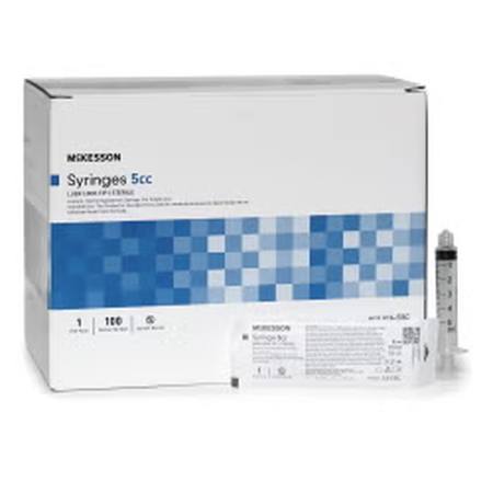General Purpose Syringe McKesson 5 mL Luer Lock Tip Without Safety