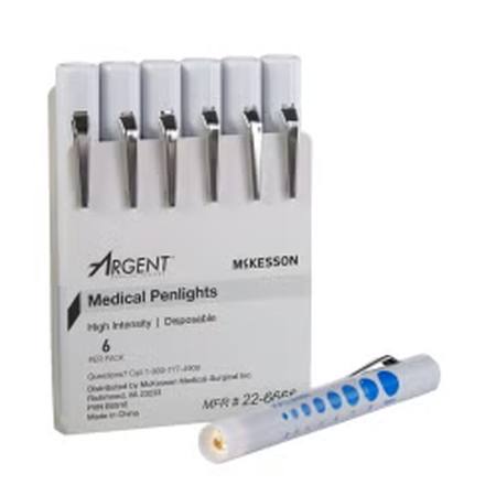 Penlight McKesson White Light 4-1/2 Inch Length Disposable
