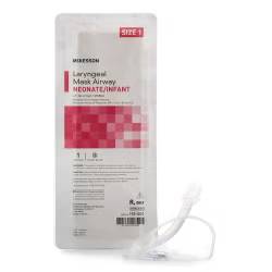 Curved Laryngeal Mask McKesson Size 1 4 mL Cuff PVC Single Patient Use Sterile (McKesson Brand 159-001)