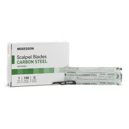 Surgical Blade McKesson Brand Carbon Steel No. 15 Sterile