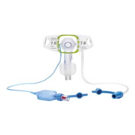 Cuffed Tracheostomy Tube Portex BLUselect� Suctionaid� Size 9.0 mm Adult
