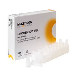 Tympanic Thermometer Probe Cover McKesson LUMEONT For use with Tympanic Thermometers 96 per Box
