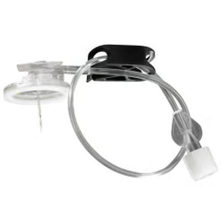 Huber Needle Infusion Set SurecanT Safety II 19 Gauge 4/5 Inch 7-1/2 Inch Tubing Without Port
