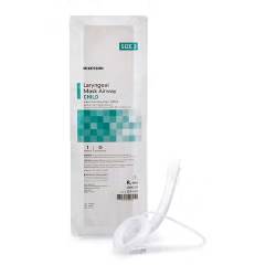 Curved Laryngeal Mask McKesson Size 3 20 mL Cuff PVC Single Patient Use Sterile (McKesson Brand 159-003)