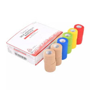 Cohesive Bandage Cardinal HealthT 1 Inch X 5 Yard Self-adherent Closure Assorted Colors NonSterile Standard Compression