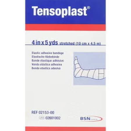 Elastic Adhesive Bandage Tensoplast� 4 Inch X 5 Yard No Closure Tan NonSterile Medium Compression