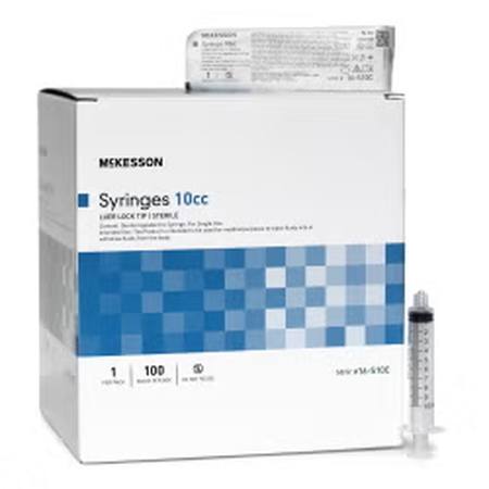 General Purpose Syringe McKesson 10 mL Luer Lock Tip Without Safety