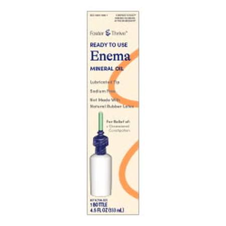 Enema Foster & Thrive� 4.5 oz. 100% Strength Mineral Oil USP