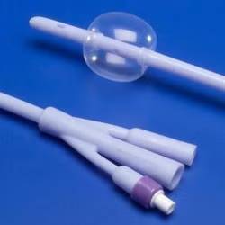 Foley Catheter Dover(TM) 3-Way Standard Tip 5 cc Balloon 28 Fr. Silicone (Cardinal 8887664287) - Non-stock