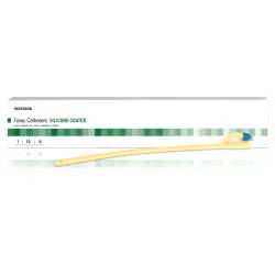 Foley Catheter McKesson 2-Way Standard Tip 5 cc Balloon 20 Fr. Silicone Coated Latex